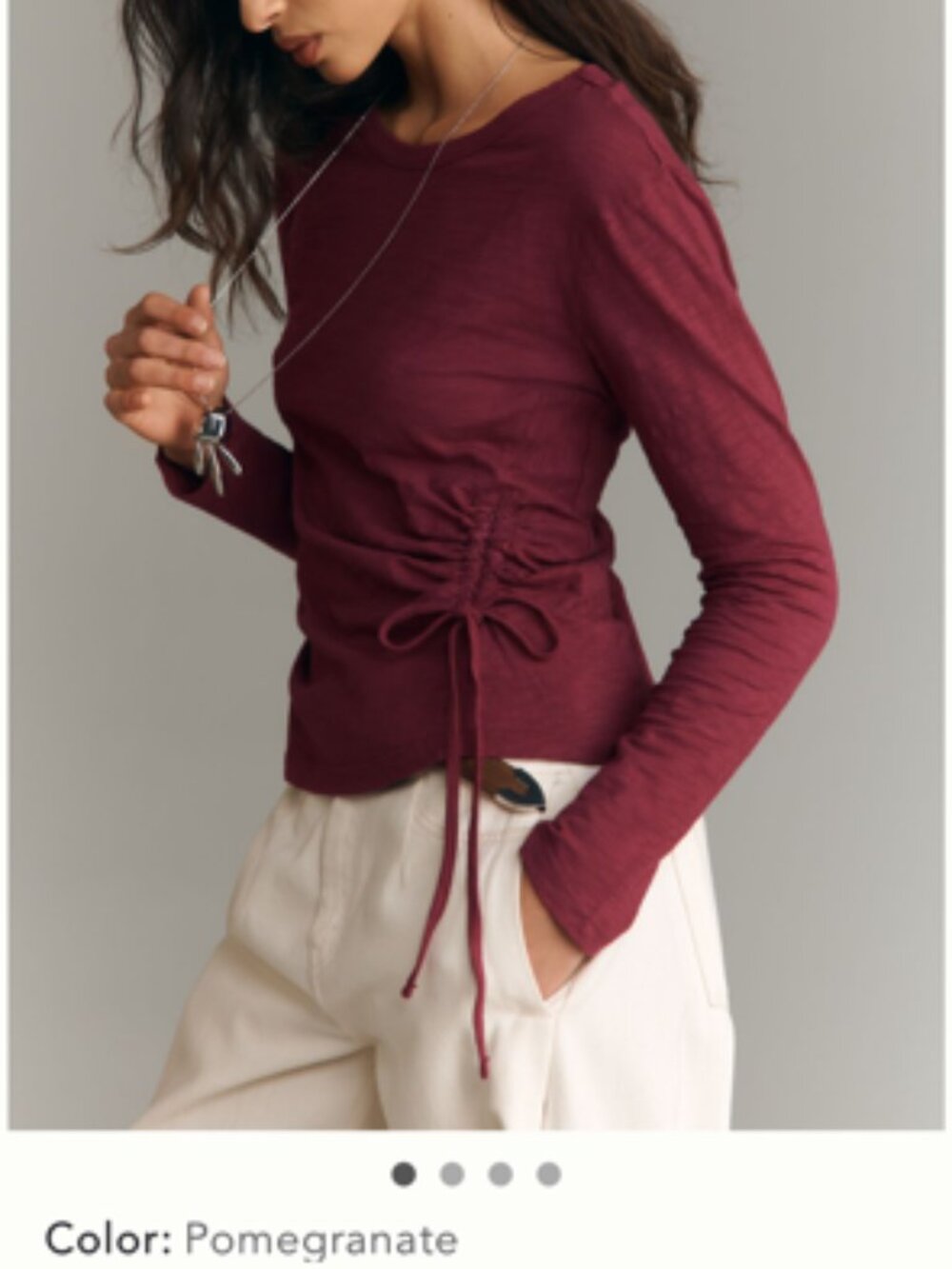 Wilt Round Neck Long Sleeve Top